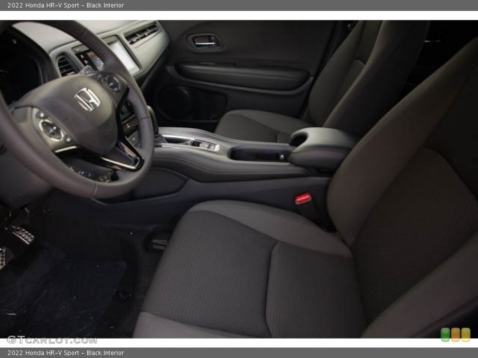 Black Interior Front Seat for the 2022 Honda HR-V Sport #142558429