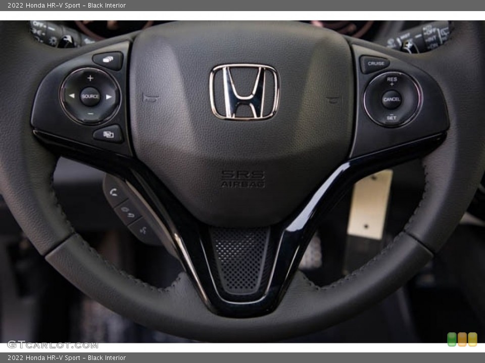 Black Interior Steering Wheel for the 2022 Honda HR-V Sport #142558441