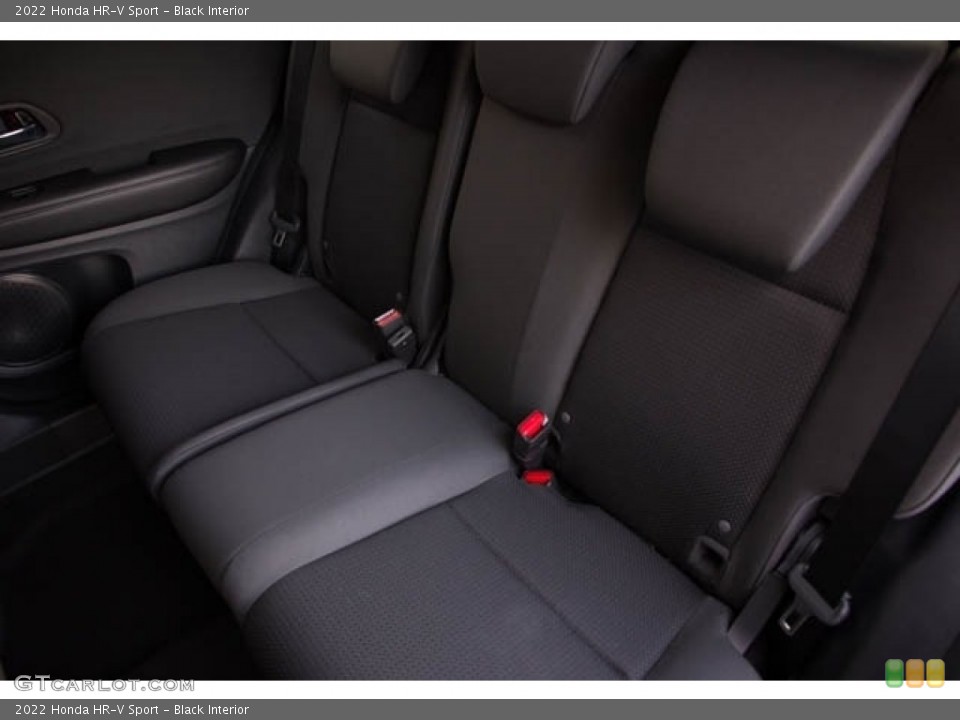 Black Interior Rear Seat for the 2022 Honda HR-V Sport #142558450