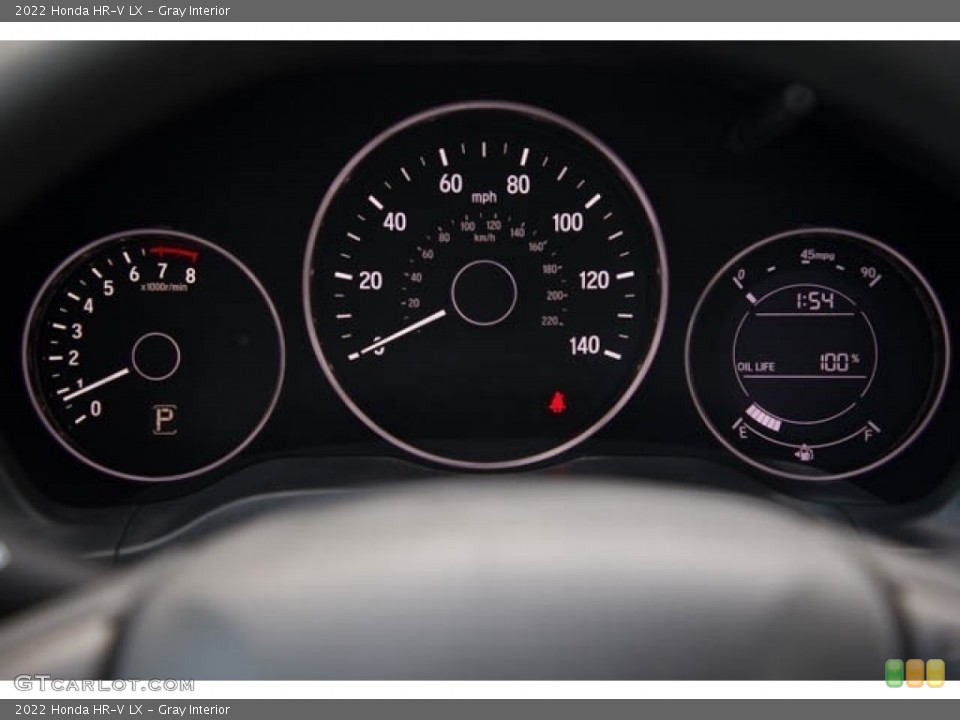 Gray Interior Gauges for the 2022 Honda HR-V LX #142558549