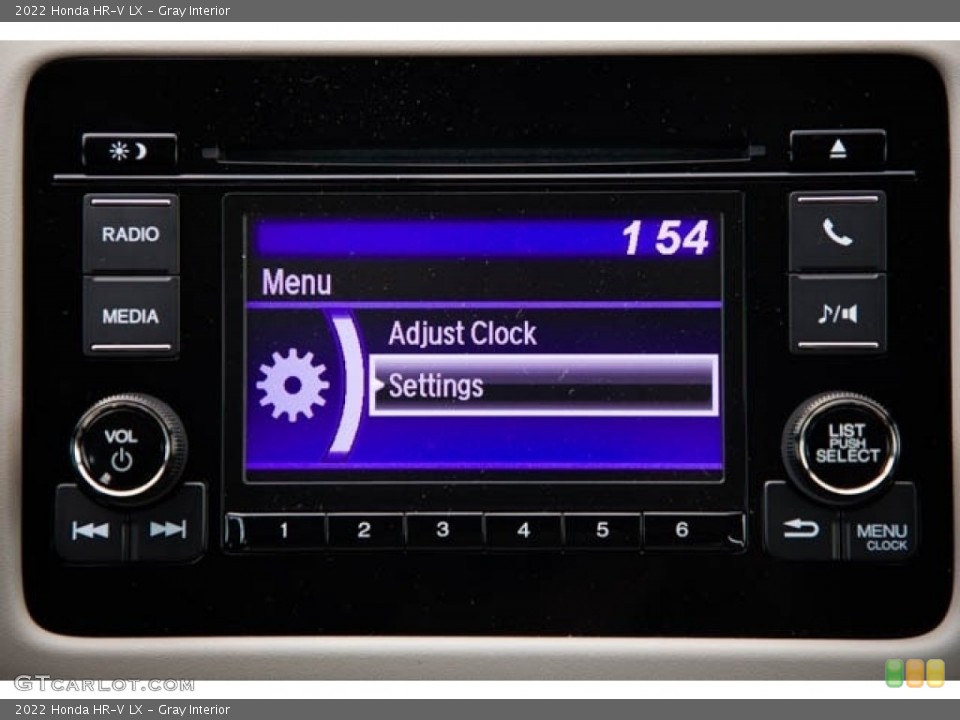 Gray Interior Controls for the 2022 Honda HR-V LX #142558579