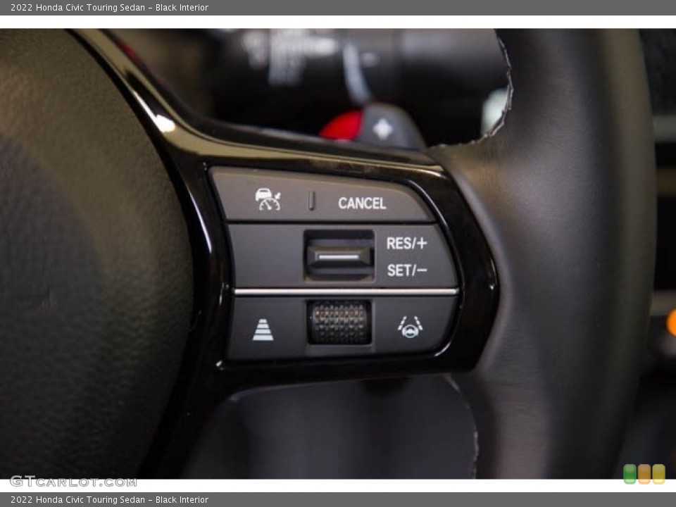 Black Interior Steering Wheel for the 2022 Honda Civic Touring Sedan #142558990