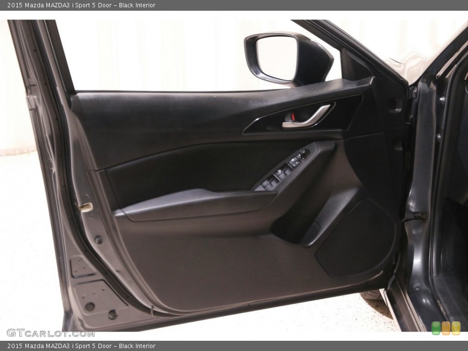 Black Interior Door Panel for the 2015 Mazda MAZDA3 i Sport 5 Door #142560941