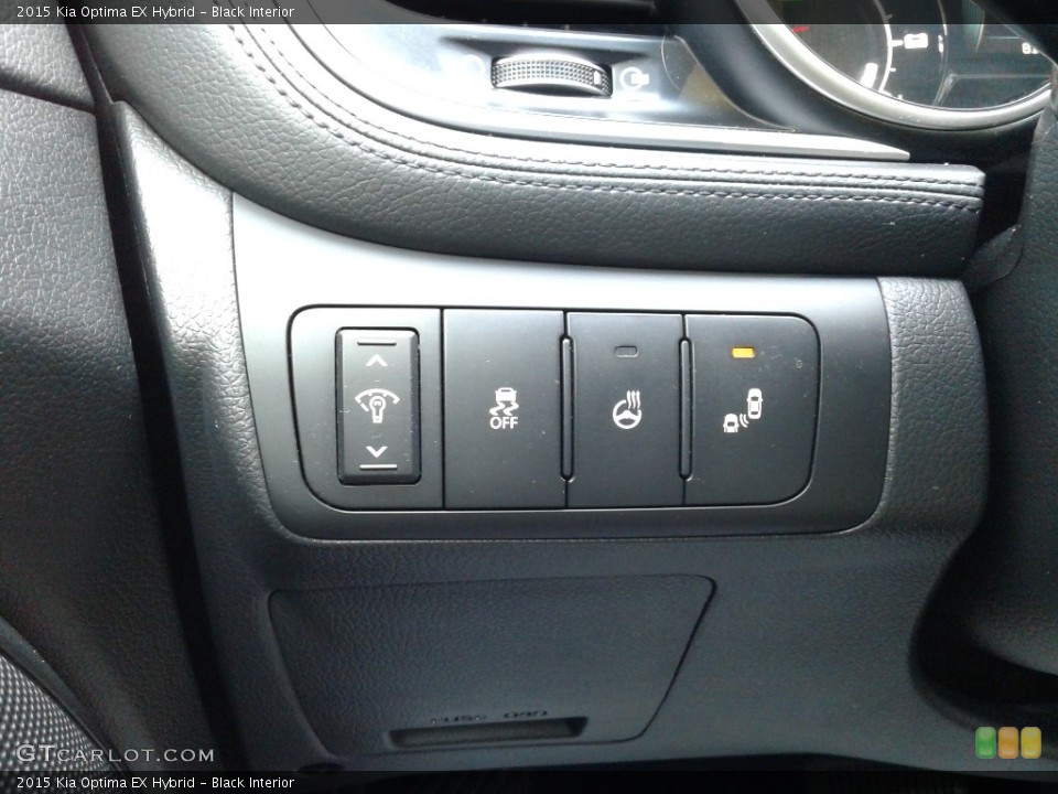 Black Interior Controls for the 2015 Kia Optima EX Hybrid #142561730