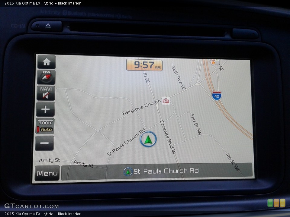 Black Interior Navigation for the 2015 Kia Optima EX Hybrid #142561820