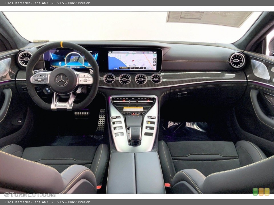 Black Interior Dashboard for the 2021 Mercedes-Benz AMG GT 63 S #142561841