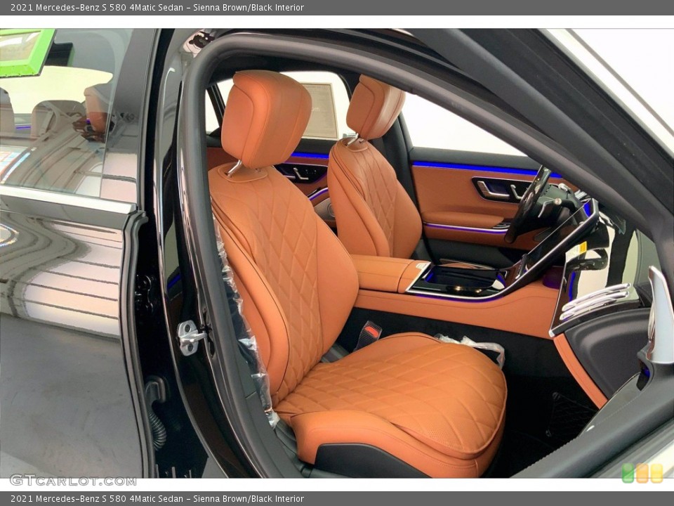 Sienna Brown/Black 2021 Mercedes-Benz S Interiors