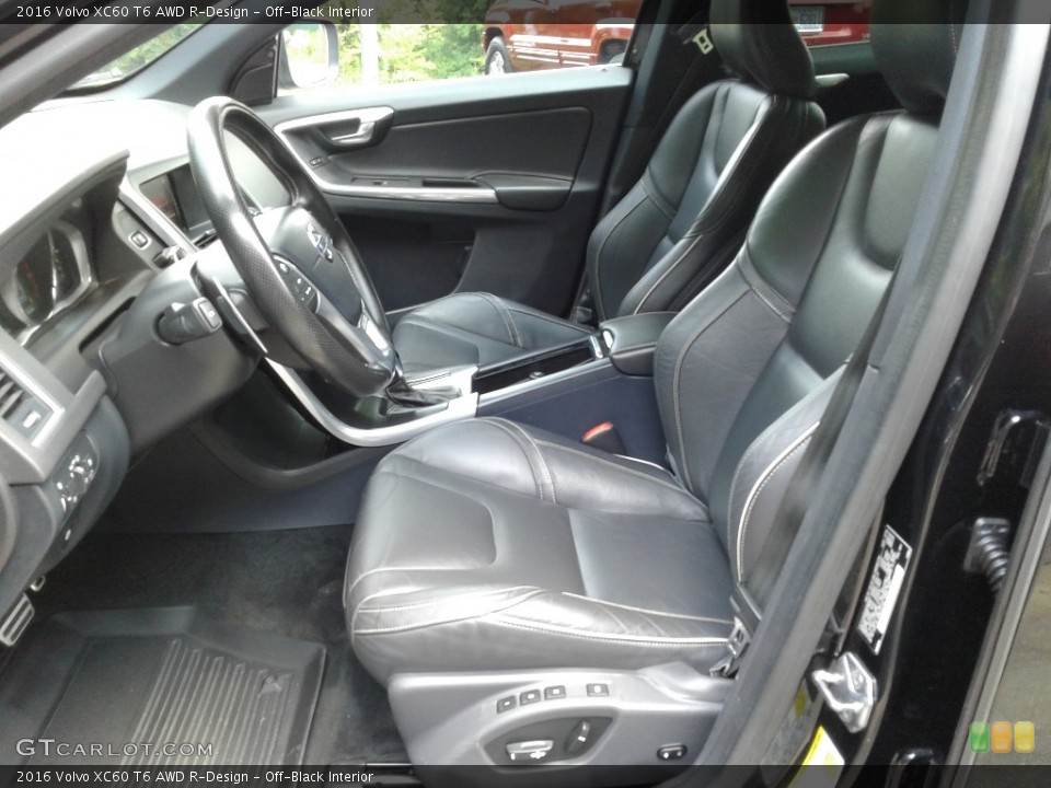 Off-Black Interior Front Seat for the 2016 Volvo XC60 T6 AWD R-Design #142563335