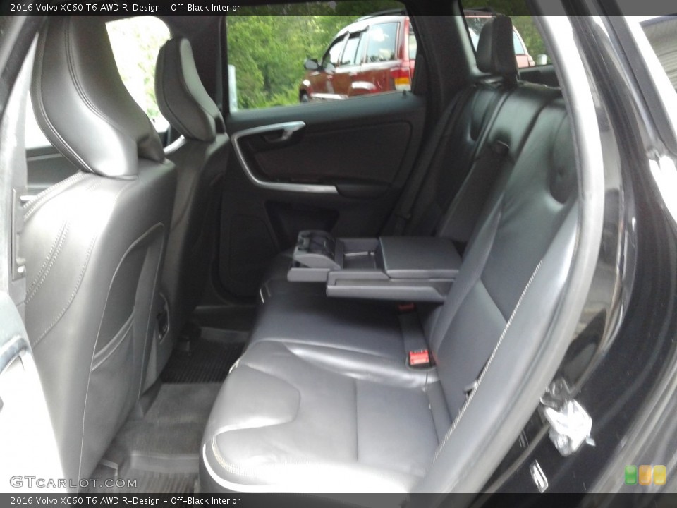 Off-Black Interior Rear Seat for the 2016 Volvo XC60 T6 AWD R-Design #142563377
