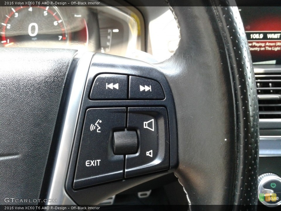 Off-Black Interior Steering Wheel for the 2016 Volvo XC60 T6 AWD R-Design #142563551
