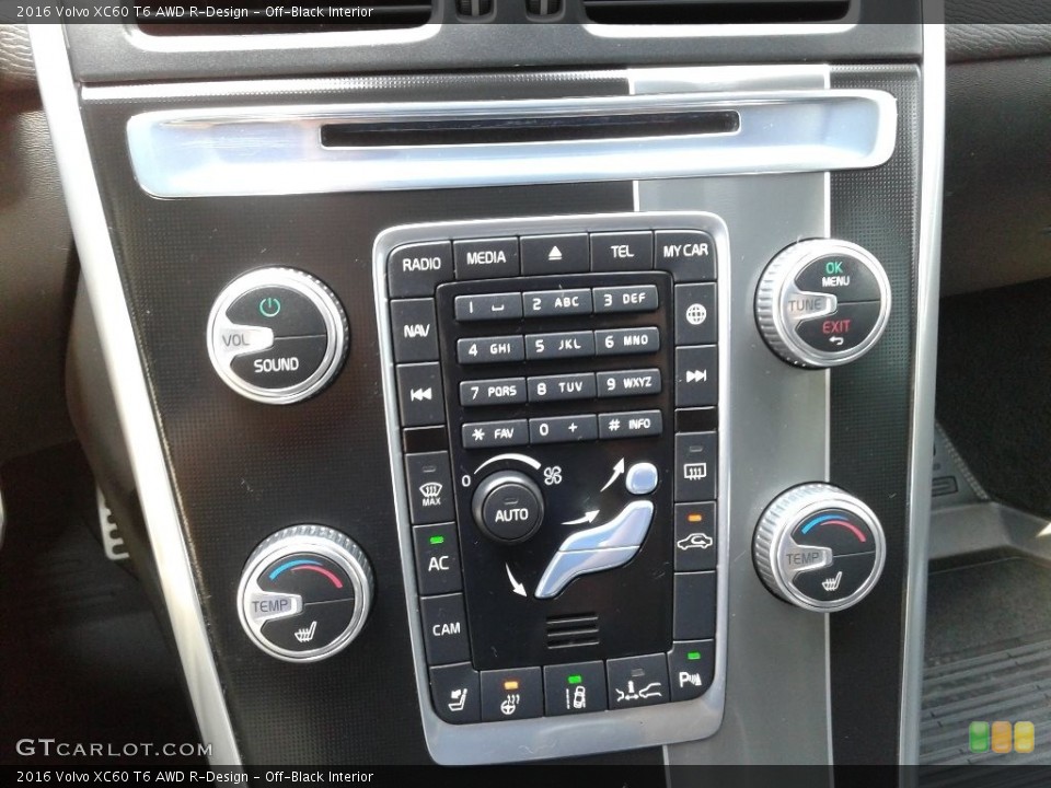 Off-Black Interior Controls for the 2016 Volvo XC60 T6 AWD R-Design #142563656