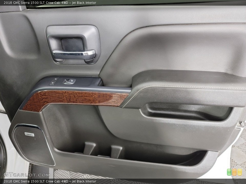 Jet Black Interior Door Panel for the 2018 GMC Sierra 1500 SLT Crew Cab 4WD #142565003