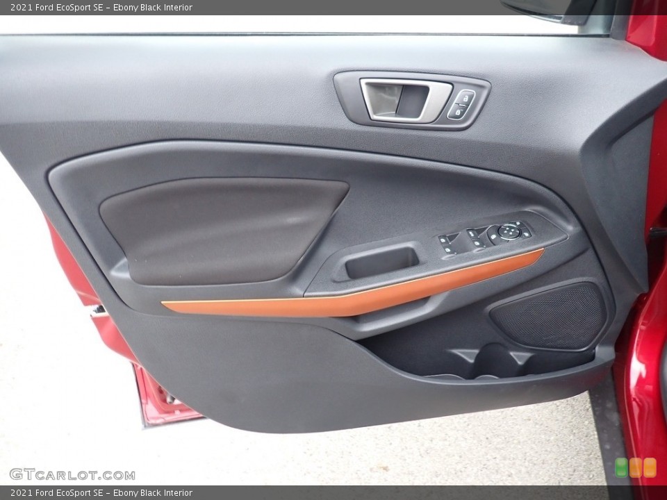 Ebony Black Interior Door Panel for the 2021 Ford EcoSport SE #142567458