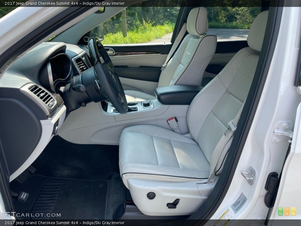 Indigo/Ski Gray Interior Photo for the 2017 Jeep Grand Cherokee Summit 4x4 #142568010