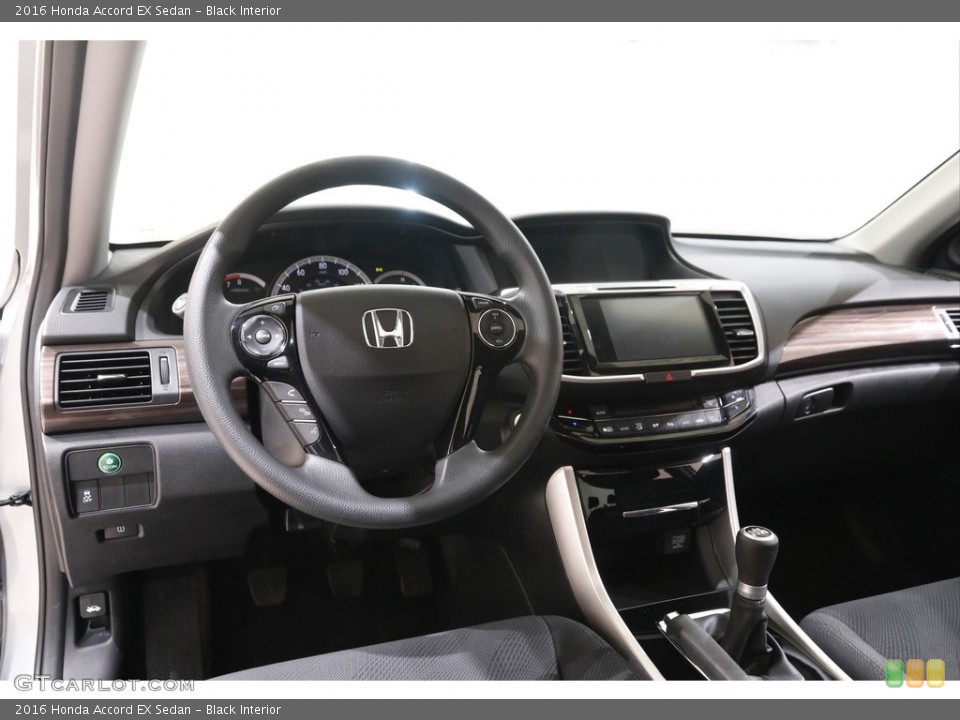 Black Interior Dashboard for the 2016 Honda Accord EX Sedan #142568046