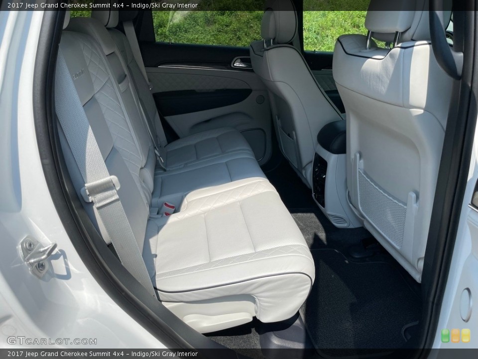 Indigo/Ski Gray Interior Rear Seat for the 2017 Jeep Grand Cherokee Summit 4x4 #142568193