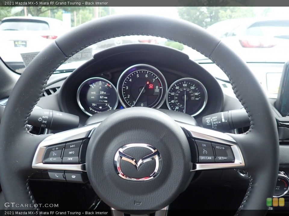Black Interior Steering Wheel for the 2021 Mazda MX-5 Miata RF Grand Touring #142570944