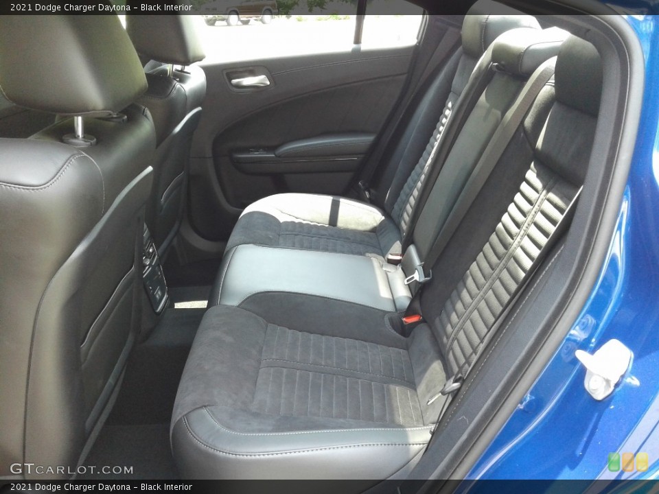 Black Interior Rear Seat for the 2021 Dodge Charger Daytona #142571634