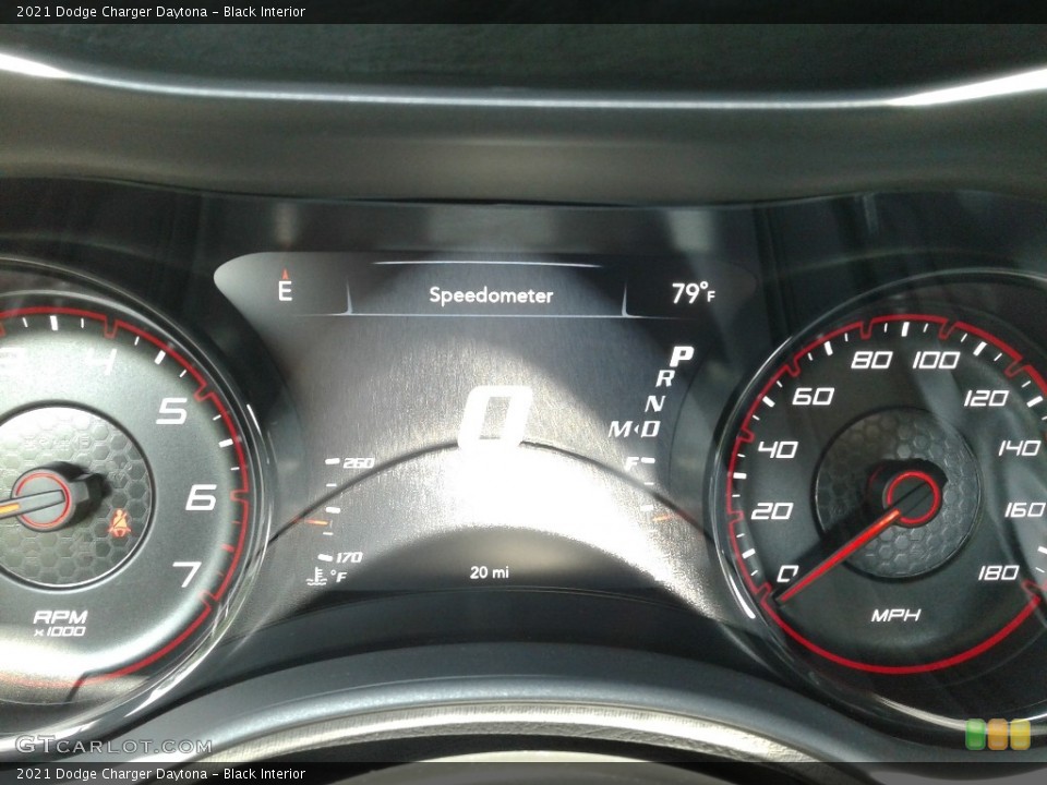 Black Interior Gauges for the 2021 Dodge Charger Daytona #142571853