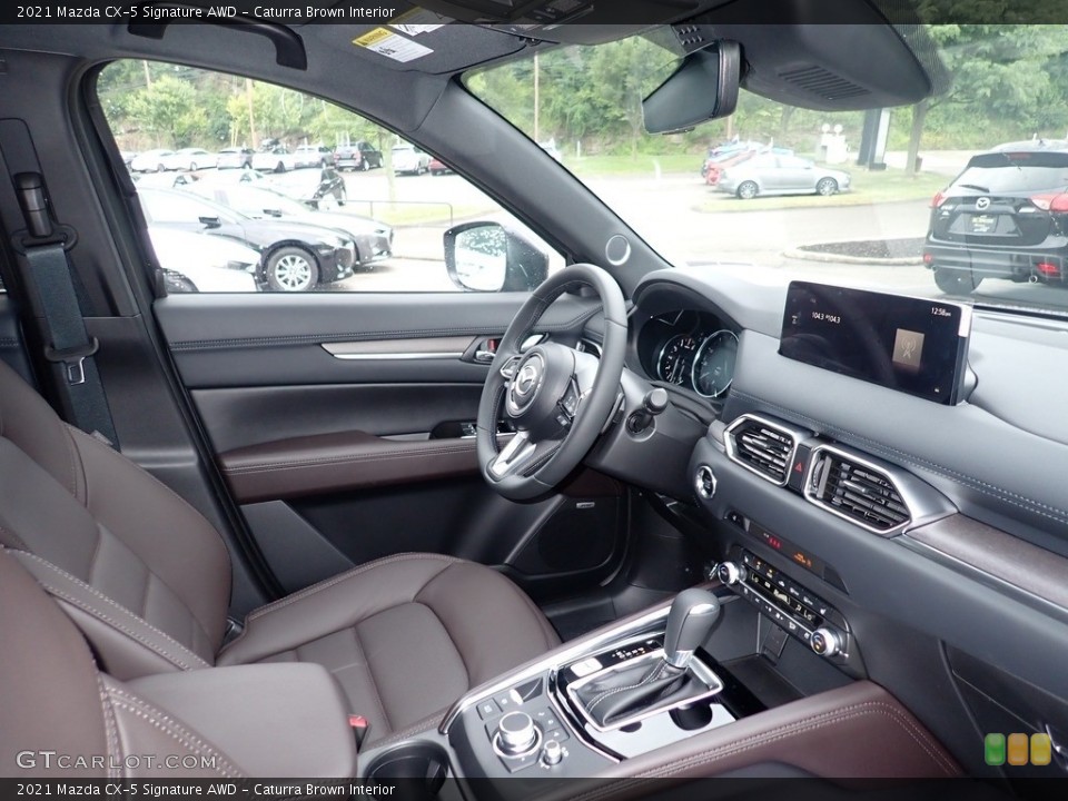 Caturra Brown Interior Photo for the 2021 Mazda CX-5 Signature AWD #142572876