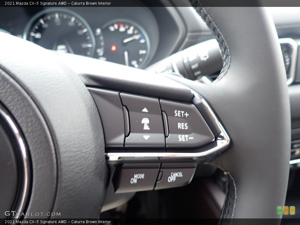 Caturra Brown Interior Steering Wheel for the 2021 Mazda CX-5 Signature AWD #142573044