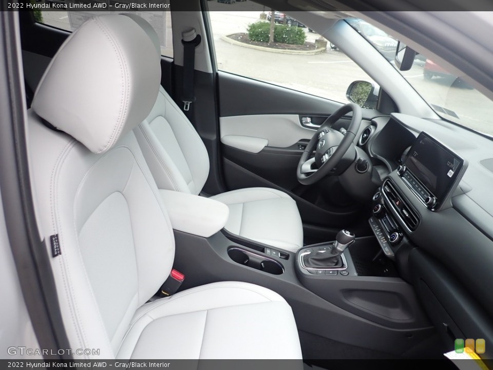 Gray/Black Interior Photo for the 2022 Hyundai Kona Limited AWD #142573346