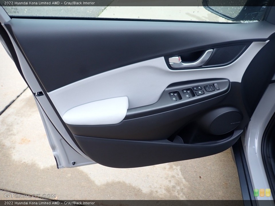 Gray/Black Interior Door Panel for the 2022 Hyundai Kona Limited AWD #142573416
