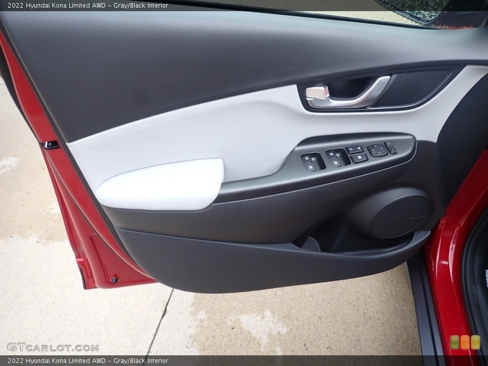 Gray/Black Interior Door Panel for the 2022 Hyundai Kona Limited AWD #142573889