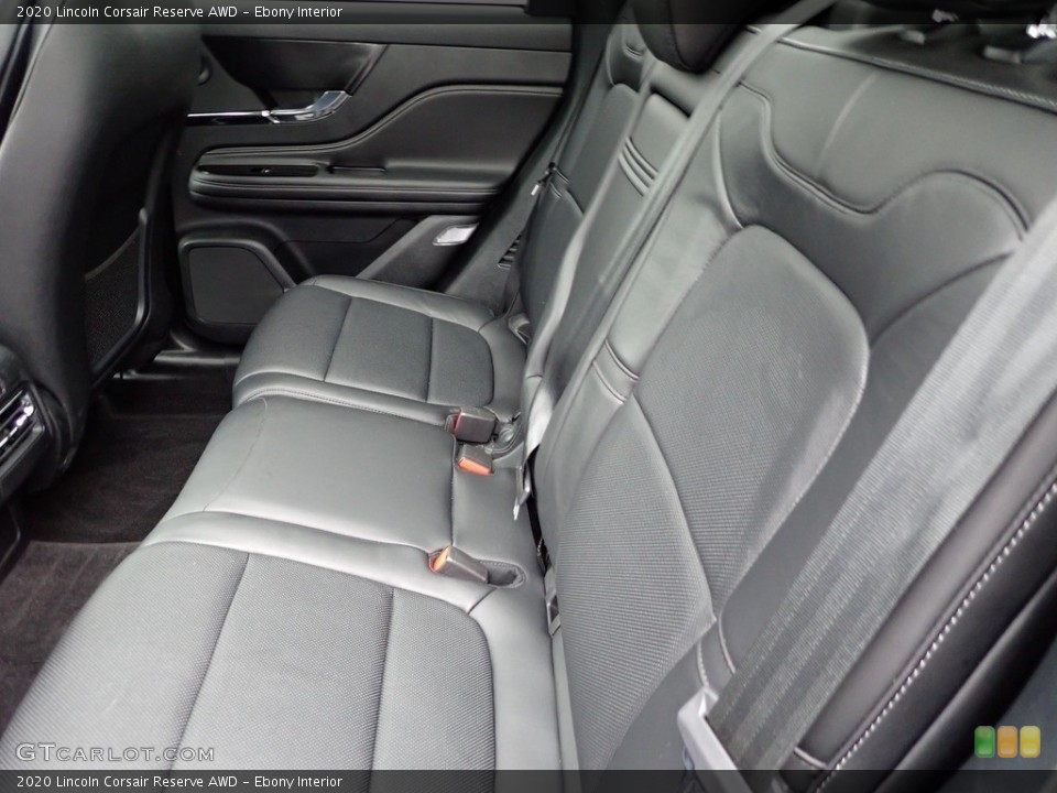 Ebony Interior Rear Seat for the 2020 Lincoln Corsair Reserve AWD #142574034