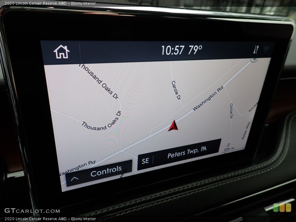 Ebony Interior Navigation for the 2020 Lincoln Corsair Reserve AWD #142574148