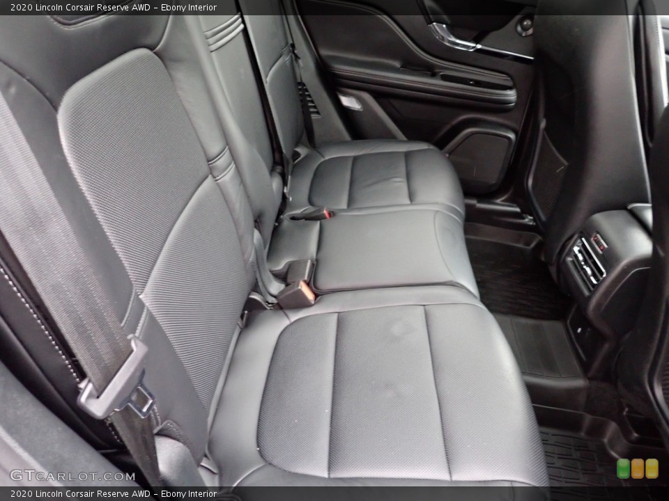 Ebony Interior Rear Seat for the 2020 Lincoln Corsair Reserve AWD #142574511