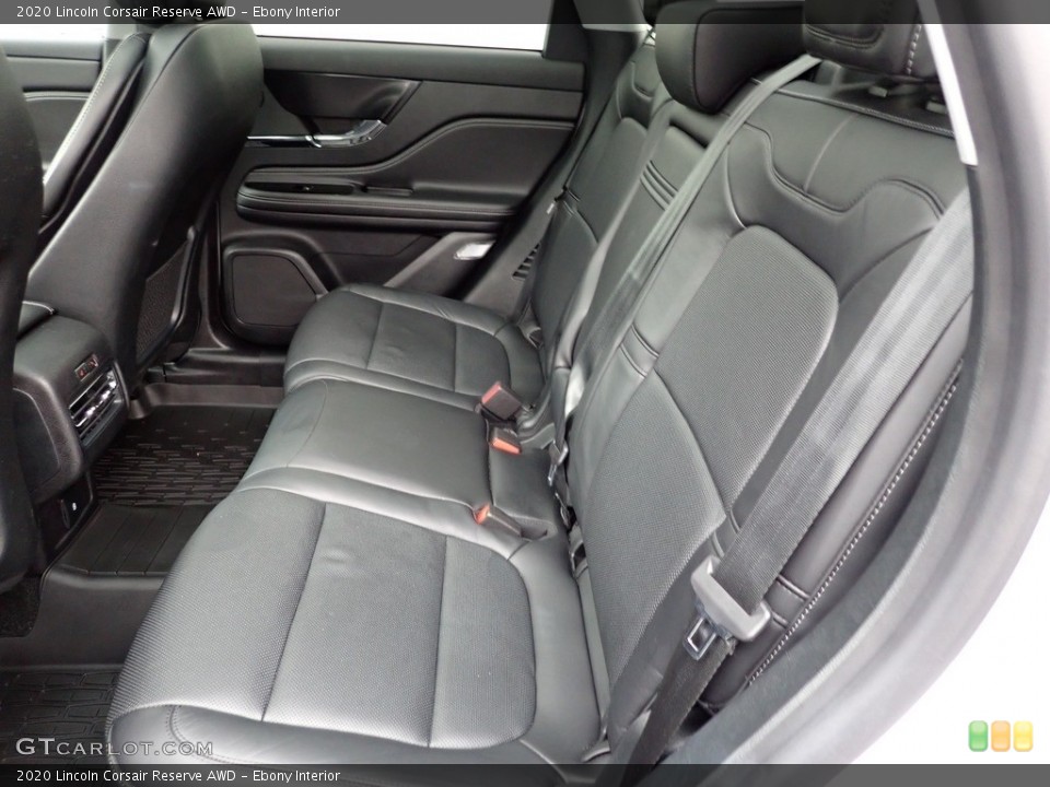 Ebony Interior Rear Seat for the 2020 Lincoln Corsair Reserve AWD #142574550