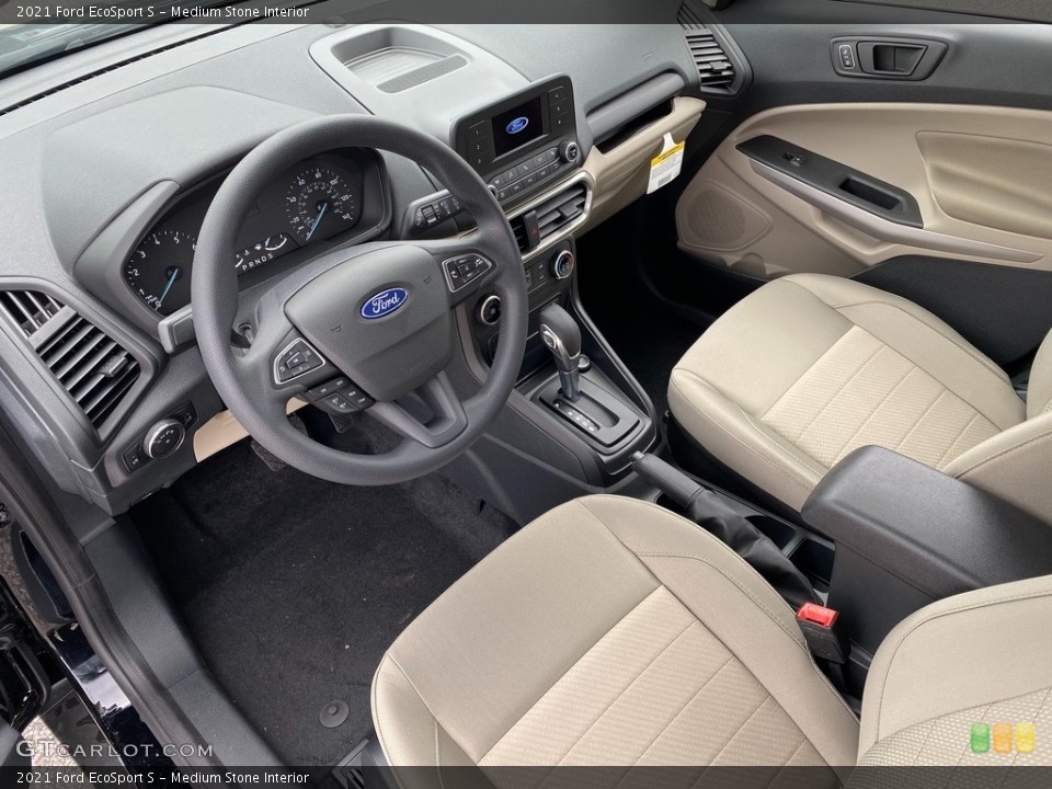 Medium Stone Interior Photo for the 2021 Ford EcoSport S #142574631