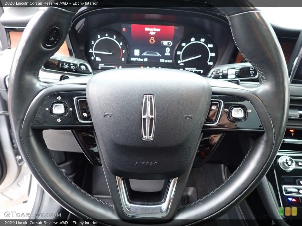 Ebony Interior Steering Wheel for the 2020 Lincoln Corsair Reserve AWD #142574637
