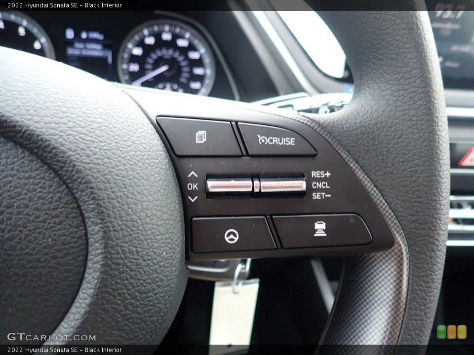 Black Interior Steering Wheel for the 2022 Hyundai Sonata SE #142574805
