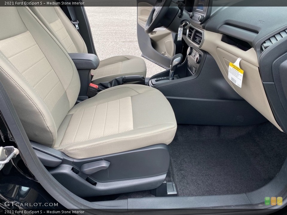 Medium Stone Interior Front Seat for the 2021 Ford EcoSport S #142574868
