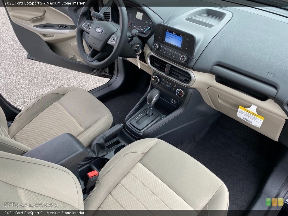 Medium Stone Interior Dashboard for the 2021 Ford EcoSport S #142574883