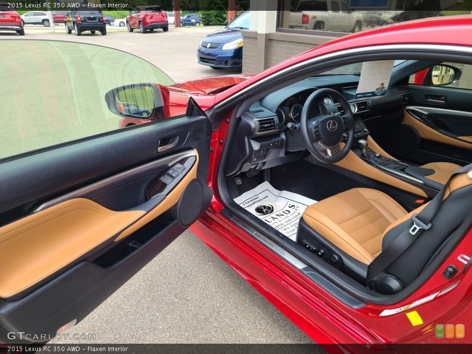 Flaxen Interior Photo for the 2015 Lexus RC 350 AWD #142576194