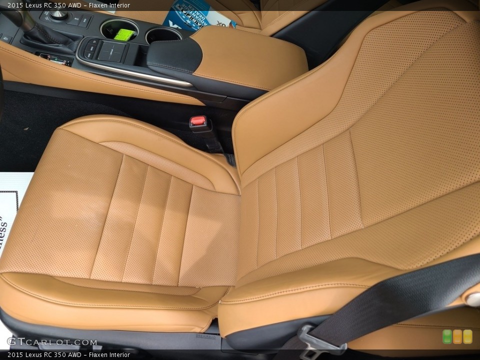 Flaxen Interior Front Seat for the 2015 Lexus RC 350 AWD #142576287