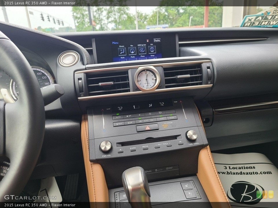 Flaxen Interior Controls for the 2015 Lexus RC 350 AWD #142576476