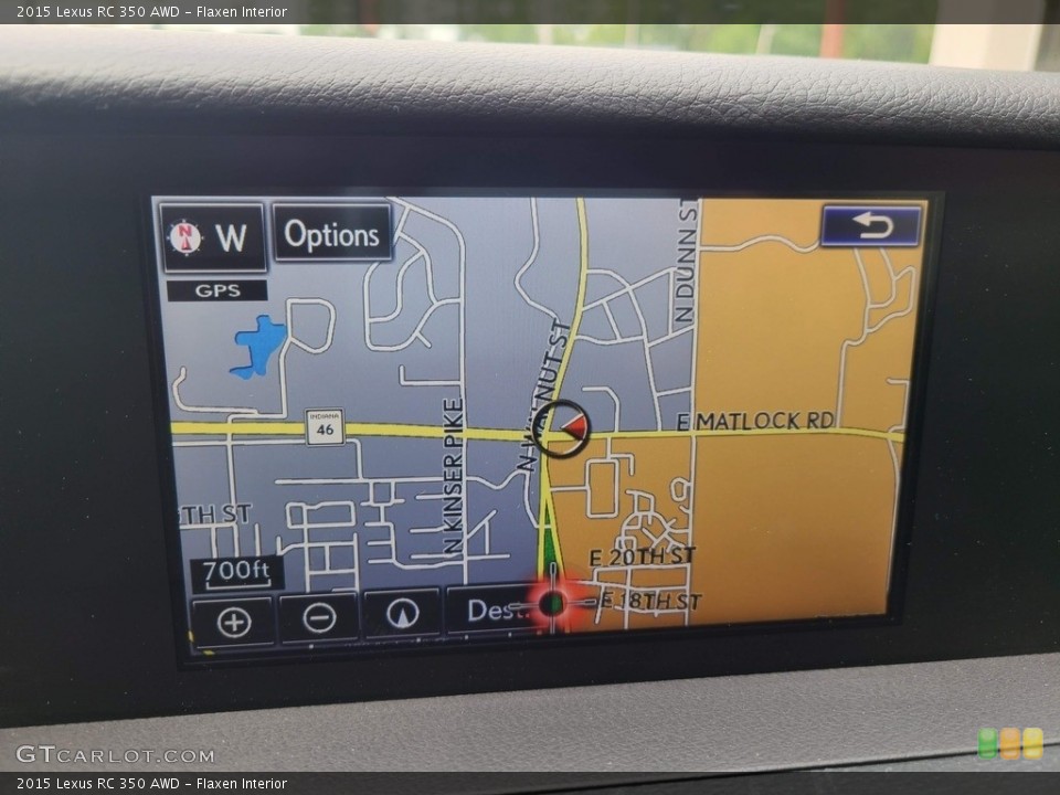Flaxen Interior Navigation for the 2015 Lexus RC 350 AWD #142576539
