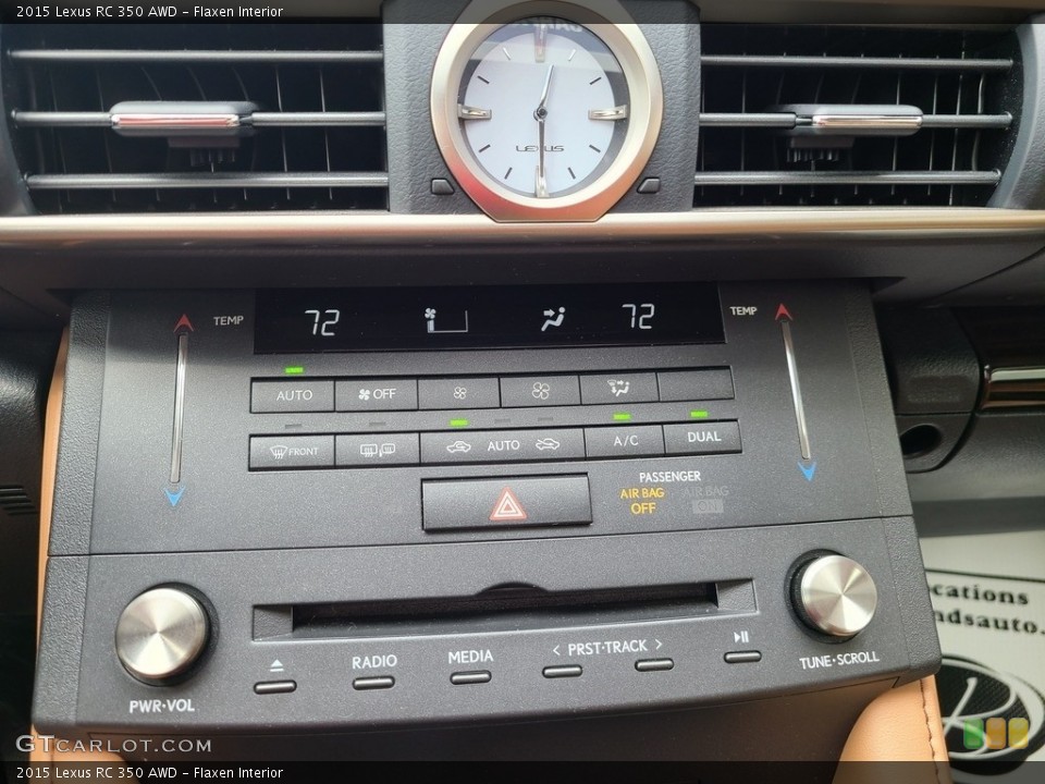 Flaxen Interior Controls for the 2015 Lexus RC 350 AWD #142576596
