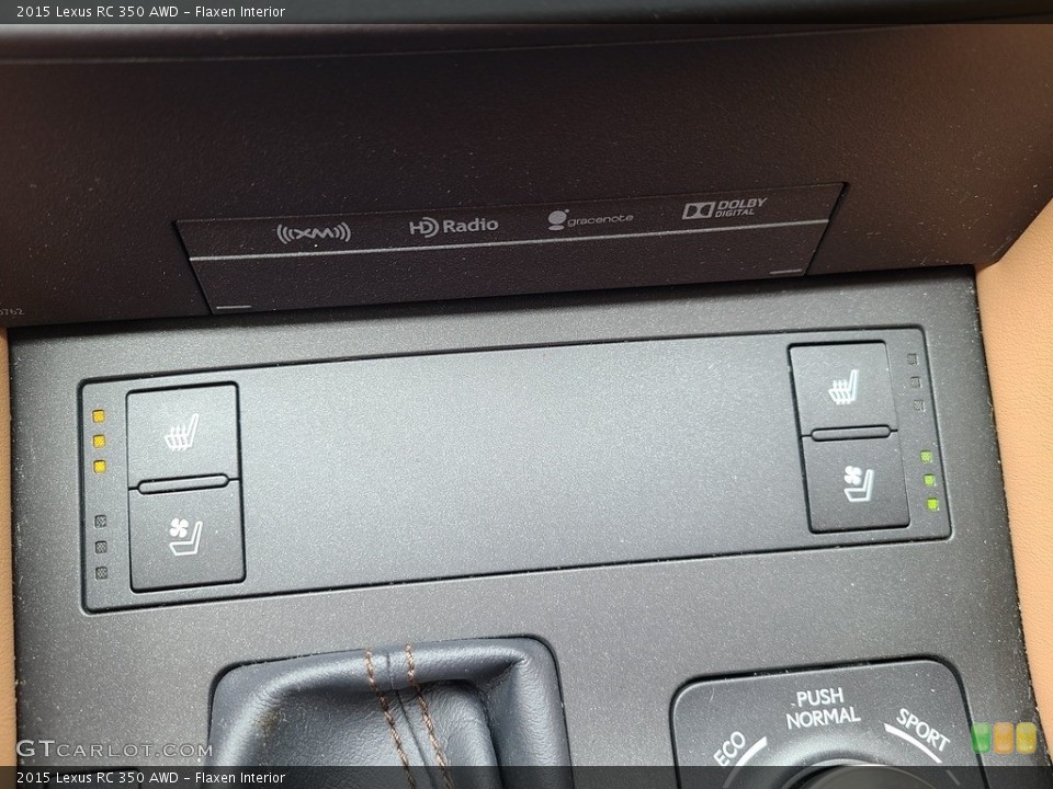 Flaxen Interior Controls for the 2015 Lexus RC 350 AWD #142576620