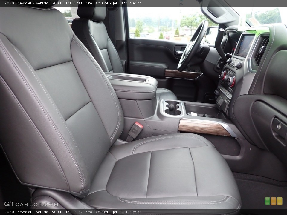 Jet Black Interior Front Seat for the 2020 Chevrolet Silverado 1500 LT Trail Boss Crew Cab 4x4 #142576623