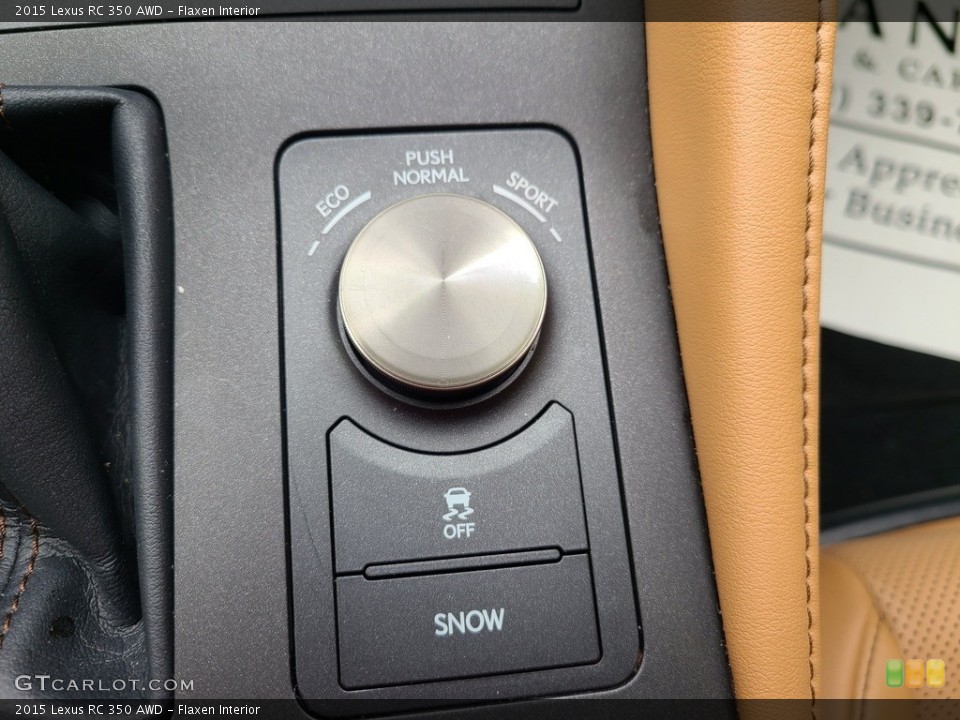 Flaxen Interior Controls for the 2015 Lexus RC 350 AWD #142576686