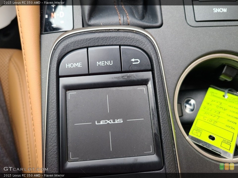 Flaxen Interior Controls for the 2015 Lexus RC 350 AWD #142576710