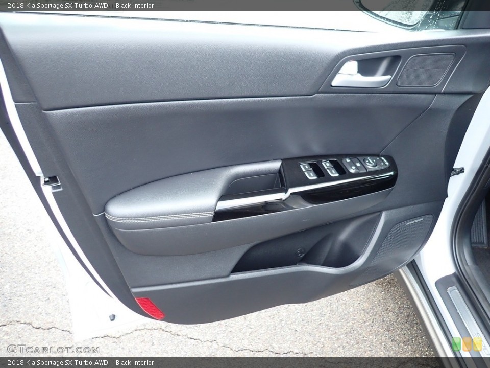Black Interior Door Panel for the 2018 Kia Sportage SX Turbo AWD #142577496