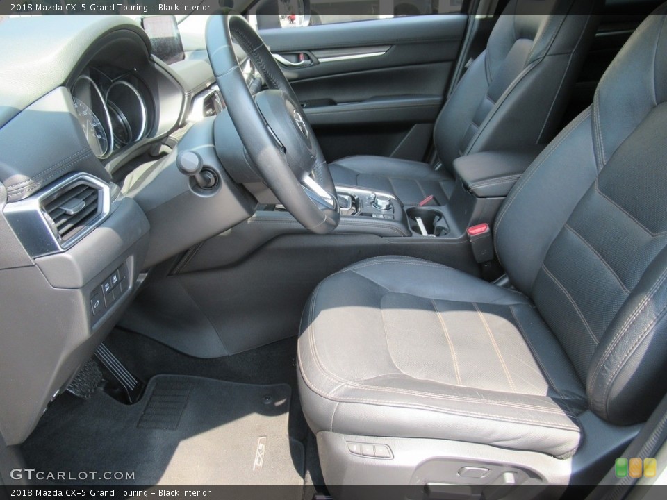 Black Interior Front Seat for the 2018 Mazda CX-5 Grand Touring #142578825
