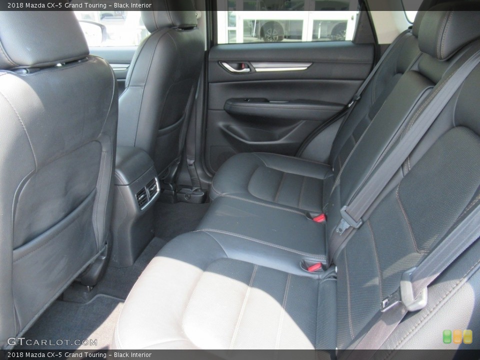 Black Interior Rear Seat for the 2018 Mazda CX-5 Grand Touring #142578838