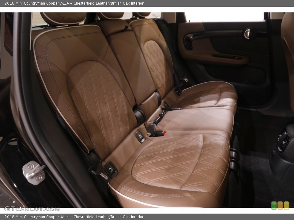 Chesterfield Leather/British Oak Interior Rear Seat for the 2018 Mini Countryman Cooper ALL4 #142578879